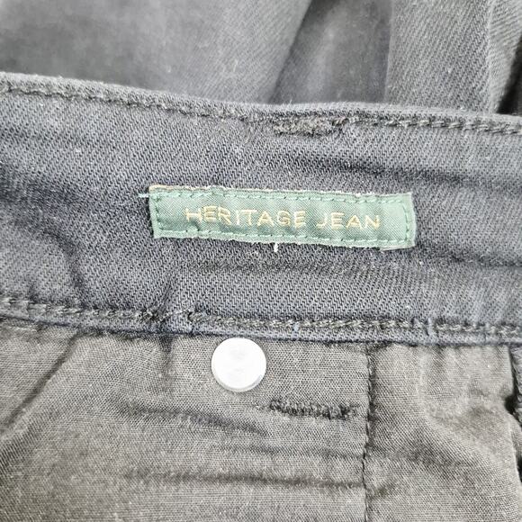 Lauren Ralph Lauren Heritage Jeans Co. Women’s Size 10 Black Stretch Denim Jeans - Picture 9 of 14